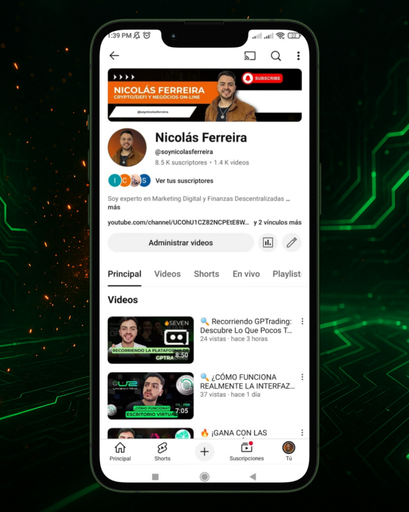 Youtube: @soynicolasferreira
